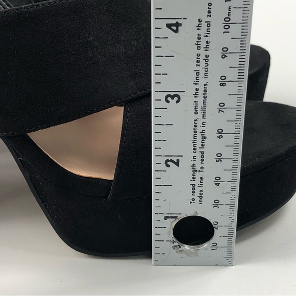 Mix No.6 Logahn Platform Suede Open Toe Mule Shoe Size 7 - Picture 13 of 13